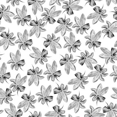 modern çiçek arka plan izole