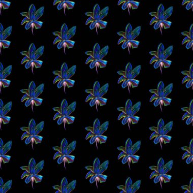 modern çiçek arka plan izole