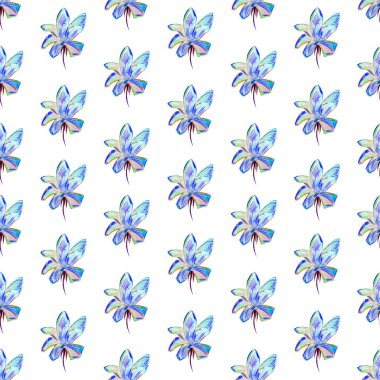 modern çiçek arka plan izole