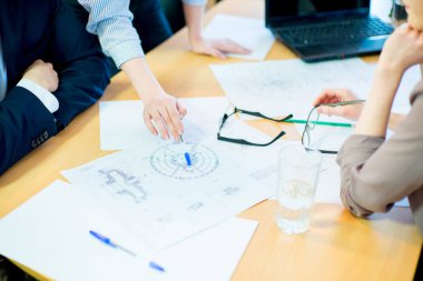 Resepsiyon iş fikirleri işçi tartışılması