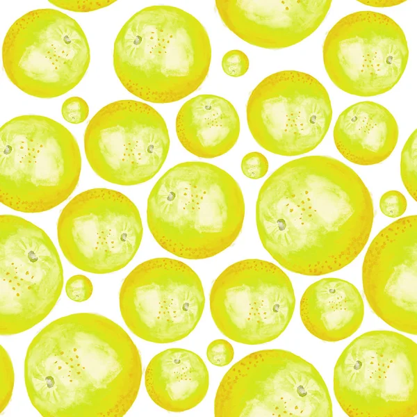 Naranjas de frutas dibujadas fondo acuarela — Foto de Stock