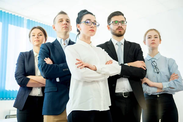 Unternehmensteam-Porträt — Stockfoto