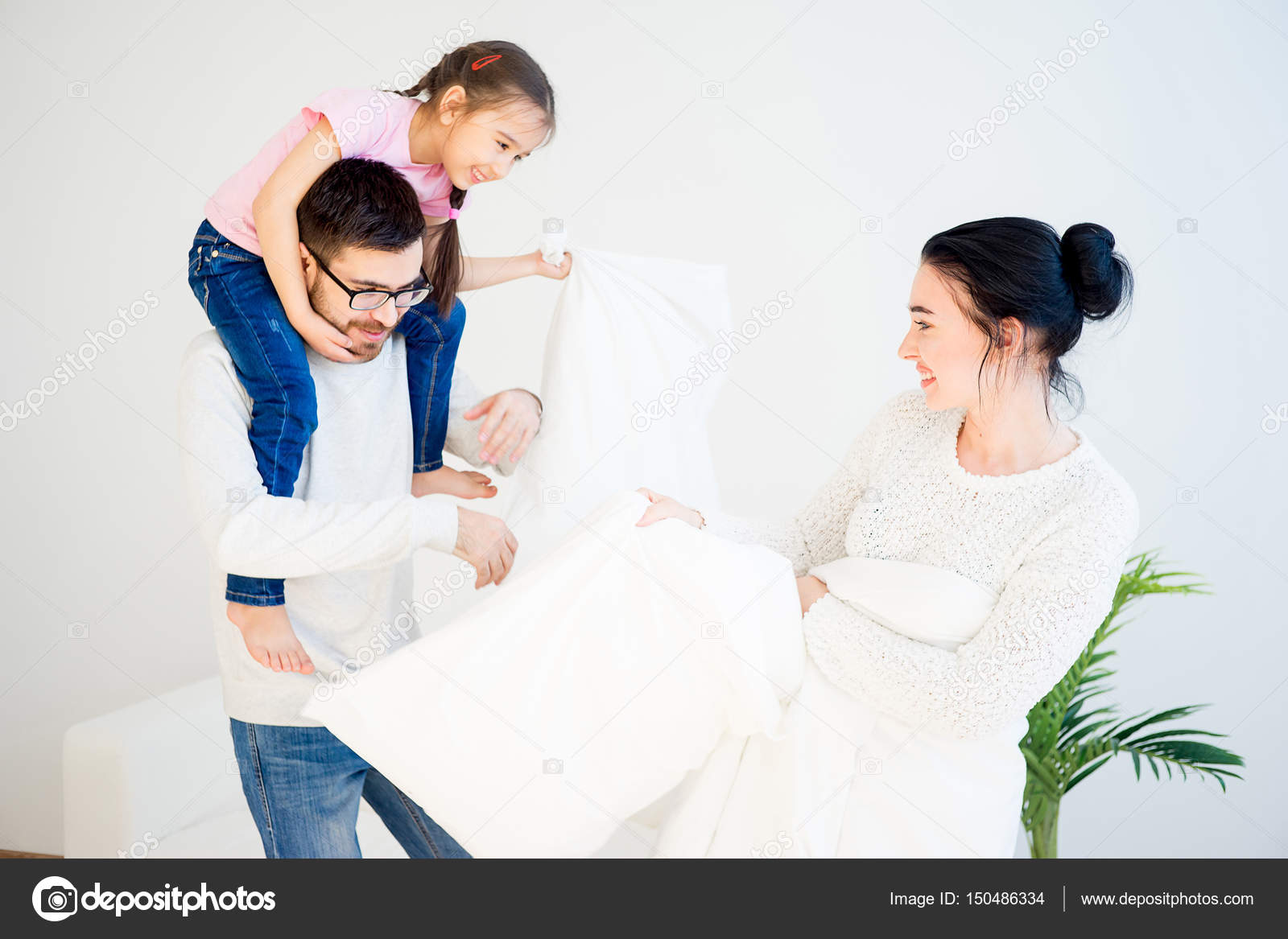 Stock Photo Family Fight