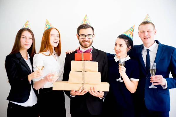 Bürogeburtstag — Stockfoto