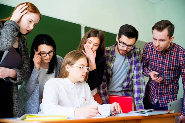 College students on a lecture — Stock Photo, Image