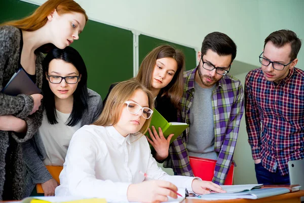 College students on a lecture — Stock Photo, Image