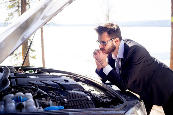 Man had a car breakdown