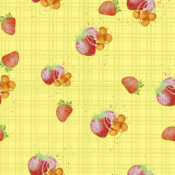 Acuarela ilustración de una fruta — Foto de Stock