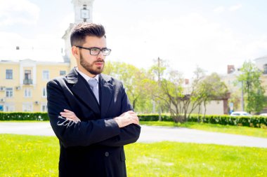 ofis dışında iş adamı