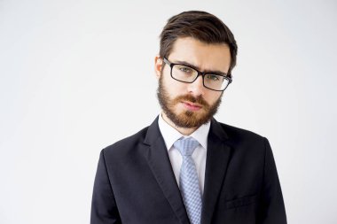 Stres altında bir işadamı portresi