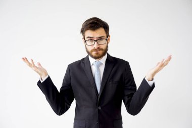 bir soru ile işadamı