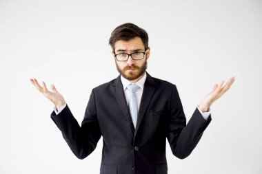 bir soru ile işadamı