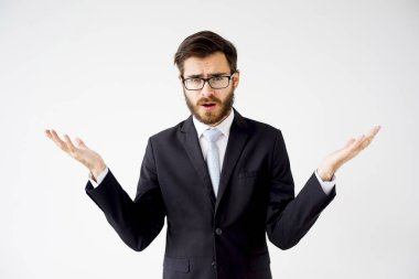 bir soru ile işadamı