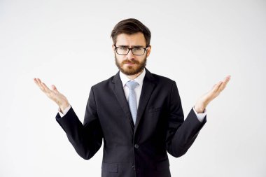 bir soru ile işadamı