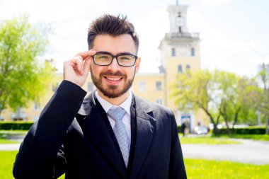 ofis dışında iş adamı