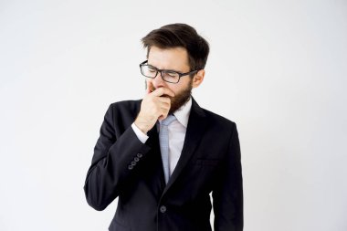 Çok yorgun işadamı