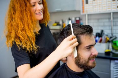 Kuaför soyunma saç