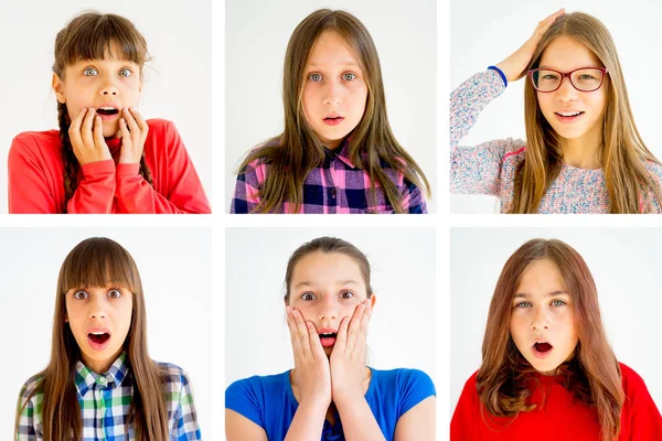 Çocuklar duyguları kolaj