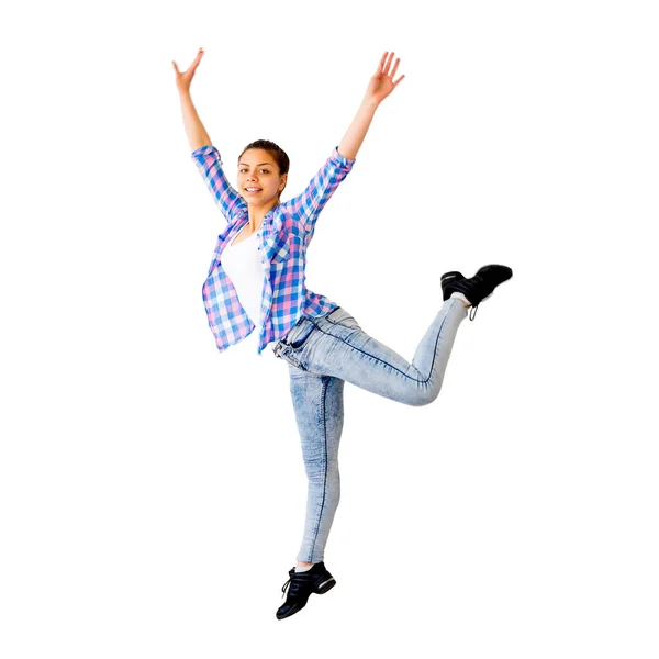 Portrait of a dancing girl — Stock Photo, Image