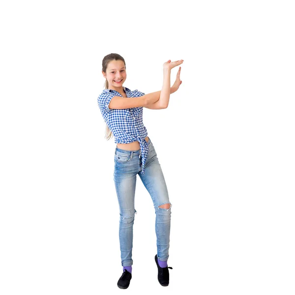 Πορτρέτο του ένα κορίτσι που χορεύει — Φωτογραφία Αρχείου