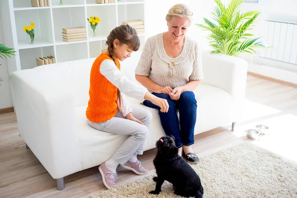 Büyükanne ve torunu