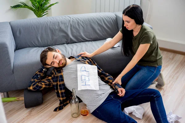 Alkol bağımlısı adam