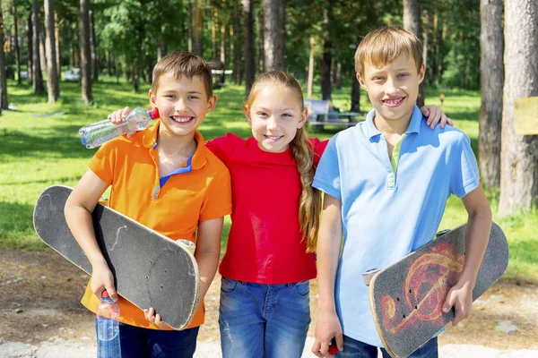 Skateboard attivo per bambini — Foto Stock