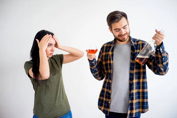 Alkol bağımlısı kocası