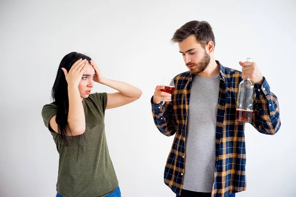 Alkol bağımlısı kocası