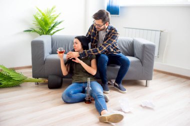 Alkol bağımlısı karısı