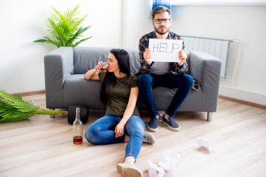 Alkol bağımlısı karısı