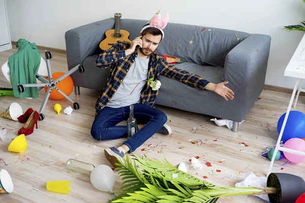 Hangover after a party — Stock Photo, Image