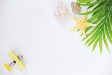 Yaz tatil şeyler düzgün organize etti. Seyahat kavramı. Düz yatıyordu.