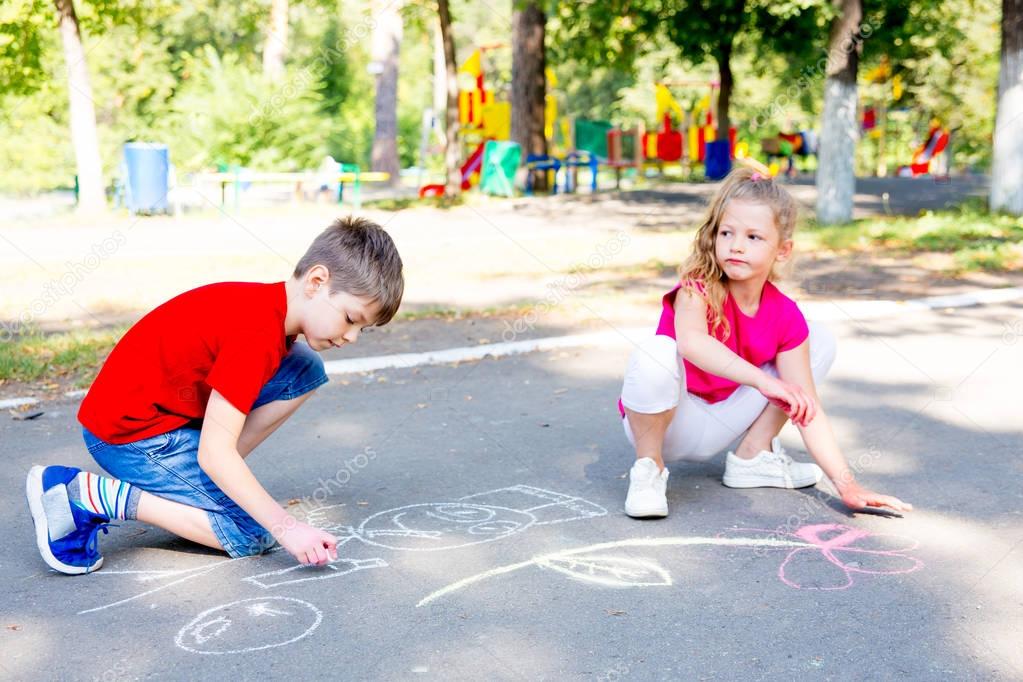 Kids on playground