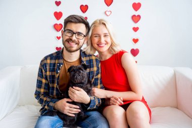 Sevgililer günü ile bir köpek