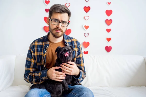 Sevgililer günü ile bir köpek