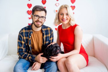 Sevgililer günü ile bir köpek