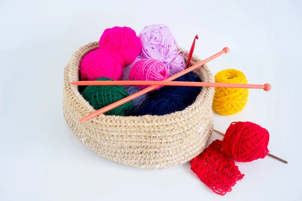 Plusieurs accessoires de tricot — Photo