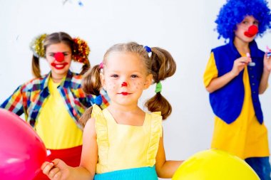 Bir palyaço bir portresi