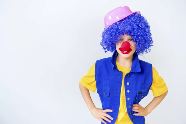 Портрет клоуна — стокове фото