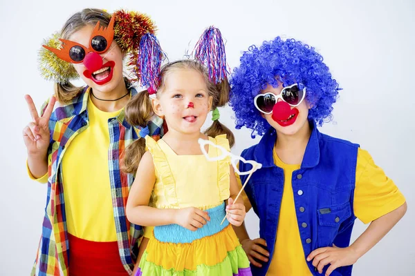 Un retrato de un payaso — Foto de Stock