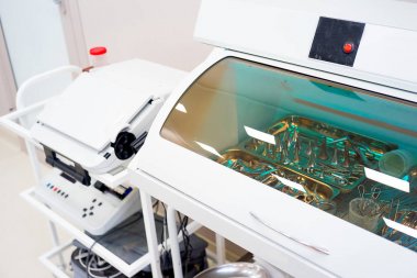 Bir klinik laboratuvarda