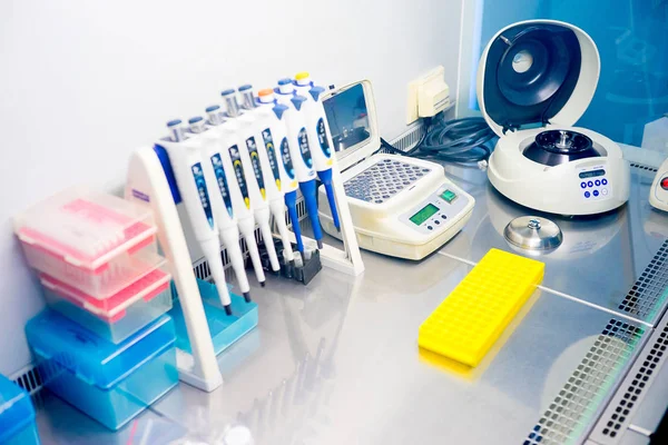 Labor in einer Klinik — Stockfoto