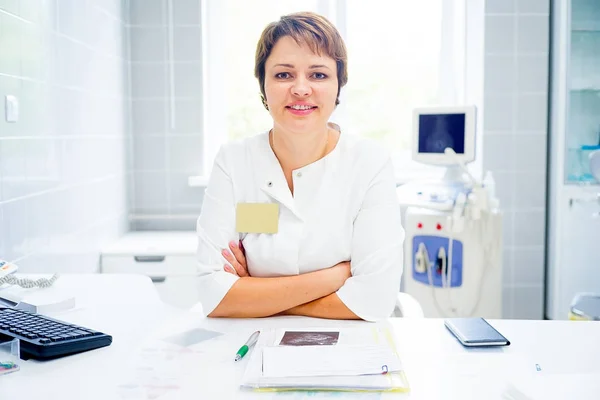 Läkare på en klinik — Stockfoto