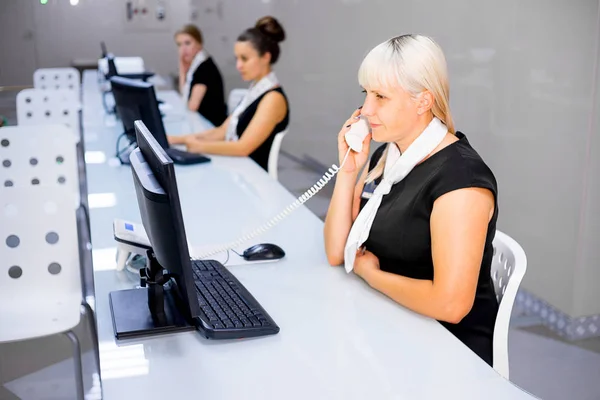 Image of a call center — Stock Photo, Image