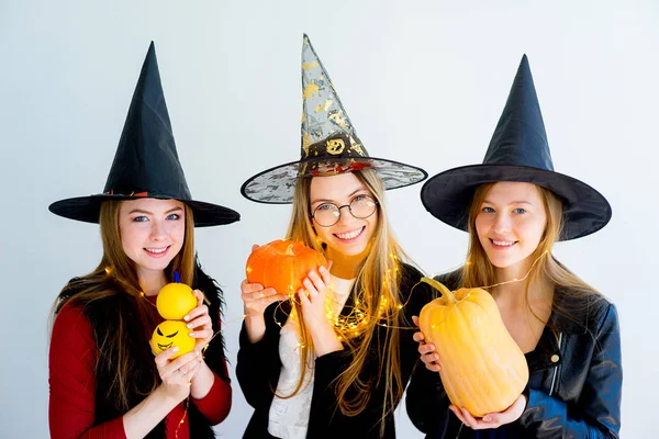 Halloweenfest hemma — Stockfoto