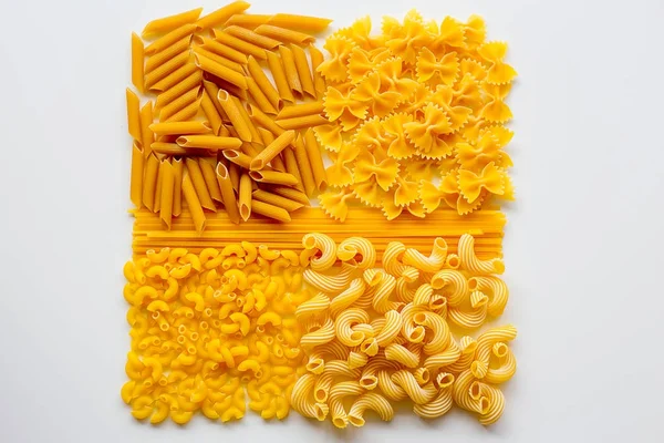 Blanding af pasta - Stock-foto