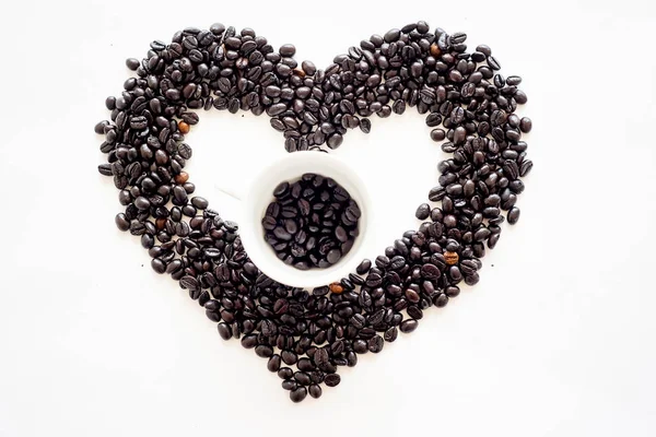 Kahve çekirdekleri kompozisyon