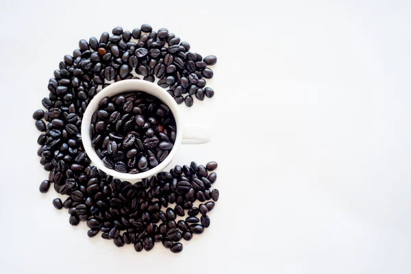 Composición de granos de café — Foto de Stock