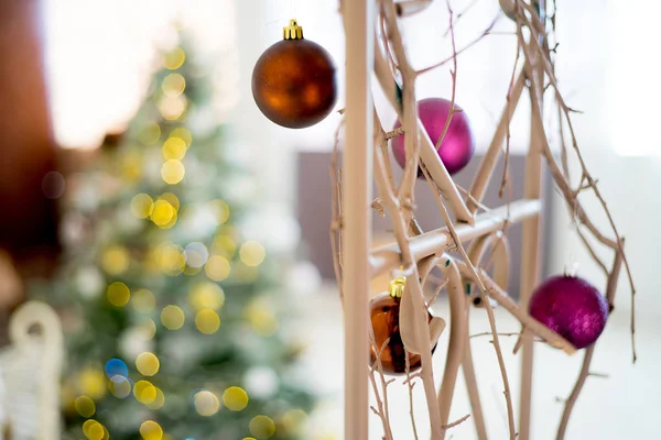 Prachtige Kerstmis interieur — Stockfoto